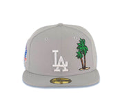 Los Angeles Dodgers New Era MLB 59FIFTY 5950 Fitted Cap Hat Gray