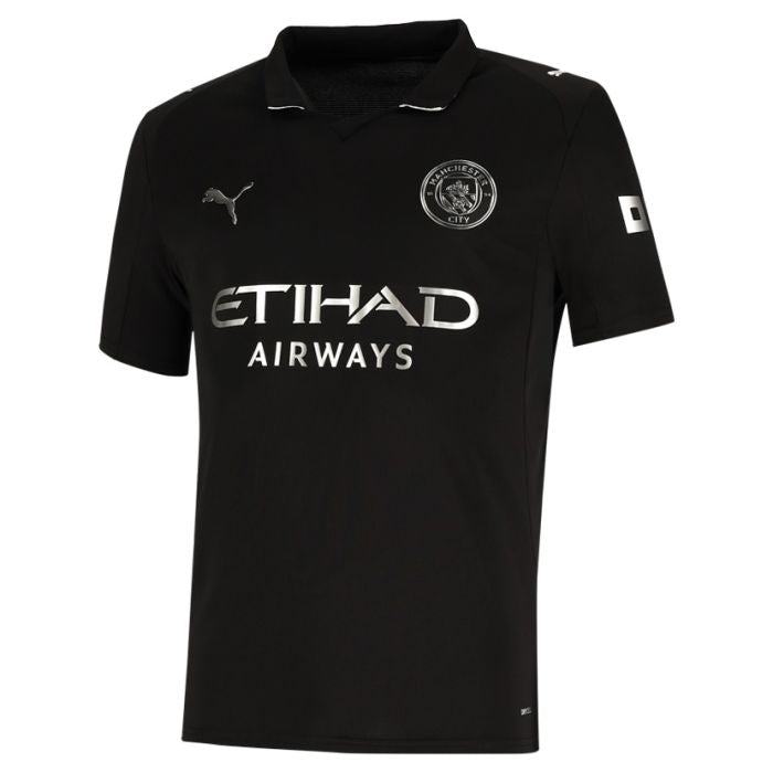 PUMA MANCHESTER CITY FC 25/26 AWAY JERSEY MENS BLACK