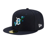 NEW ERA 59FIFTY MLB DETROIT TIGERS SIDE PATCH BLOOM FITTED HAT