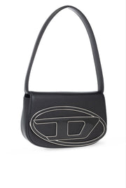 Diesel 1DR leather shoulder bag “Black”