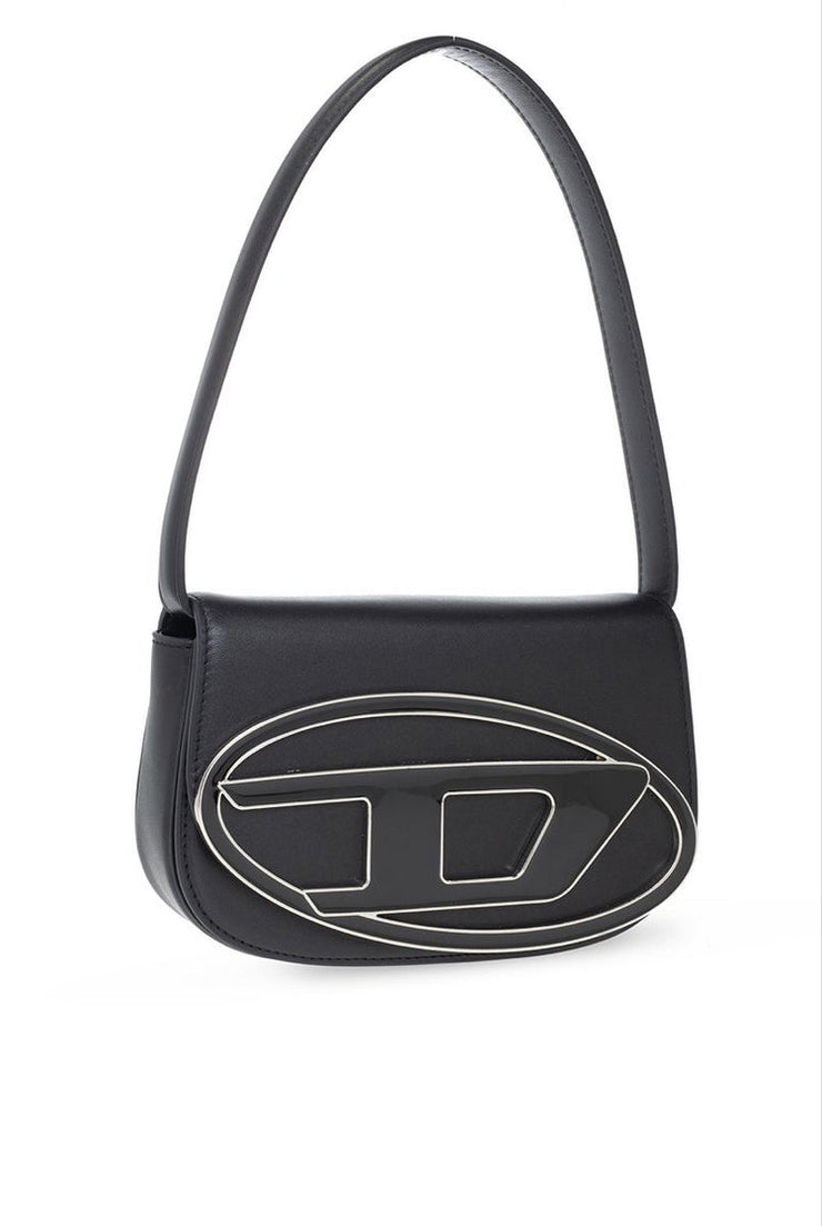 Diesel 1DR leather shoulder bag “Black”