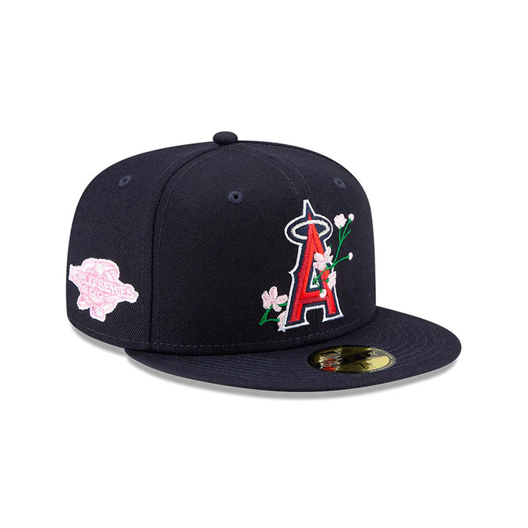 LA SIDE PATCH BLOOM NAVY 59FIFTY