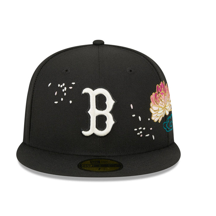 BOSTON RED SOX 59FIFTY CHERRY BLOSSOM BLACK CAP