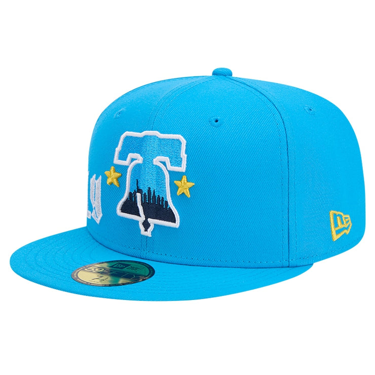 Philadelphia Phillies New Era Light Blue City Connect Icon 59FIFTY Fitted Hat