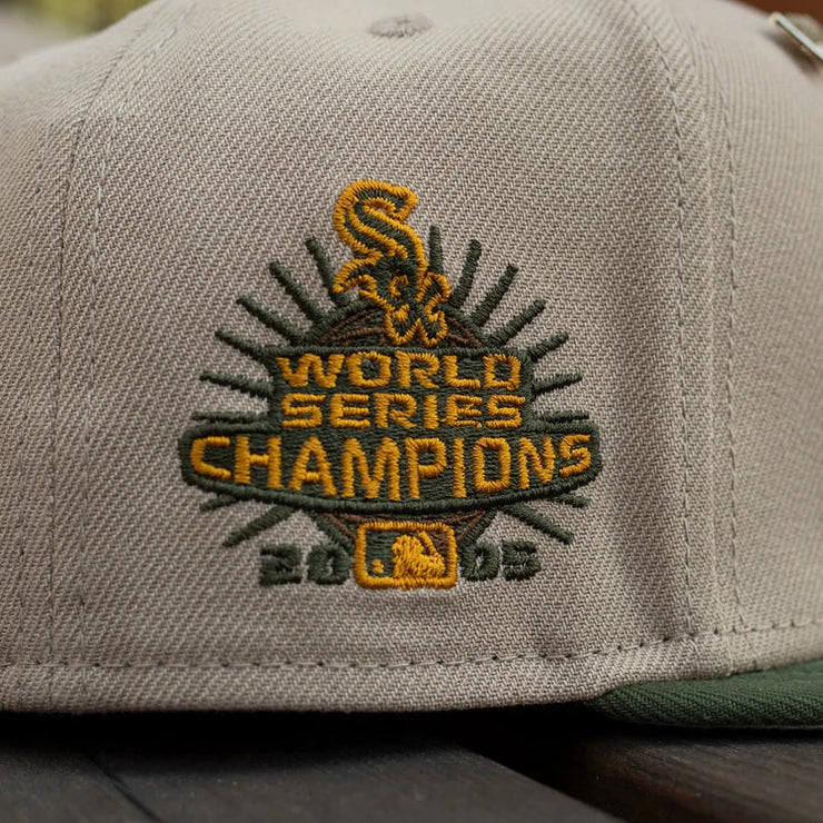 NEW ERA 59FIFTY MLB CHICAGO WHITE SOX WORLD SERIES CHAMPIONS 2005 TWO TONE FITTED CAP
