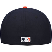 Detroit Tigers New Era Navy On-Field Road 59FIFTY Fitted Hat