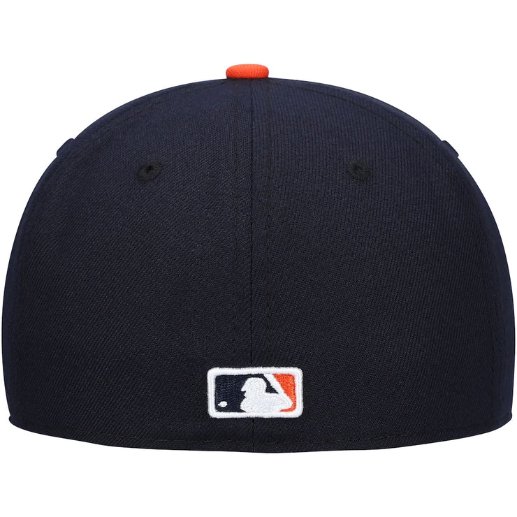 Detroit Tigers New Era Navy On-Field Road 59FIFTY Fitted Hat