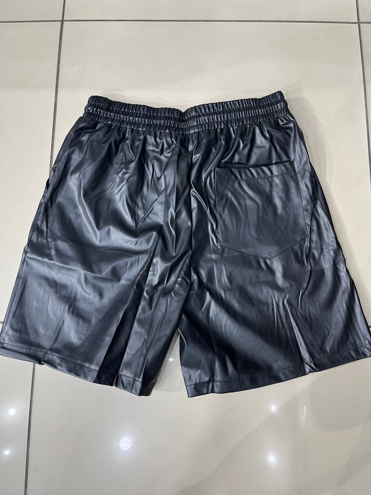 HELLSTAR Leather Shorts “Black”