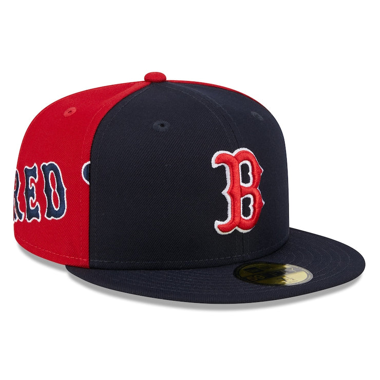 Boston Red Sox New Era Navy/Red Gameday Sideswipe 59FIFTY Fitted Hat