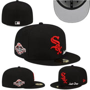 Men's Chicago MLB White Sox Black All Star Style Game Team 59FIFTY Fitted Hat