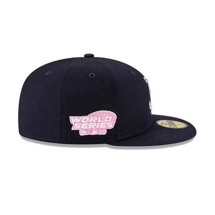 BOSTON RED SOX 59FIFTY MLB AC PERF NAVY BLOOM CAP