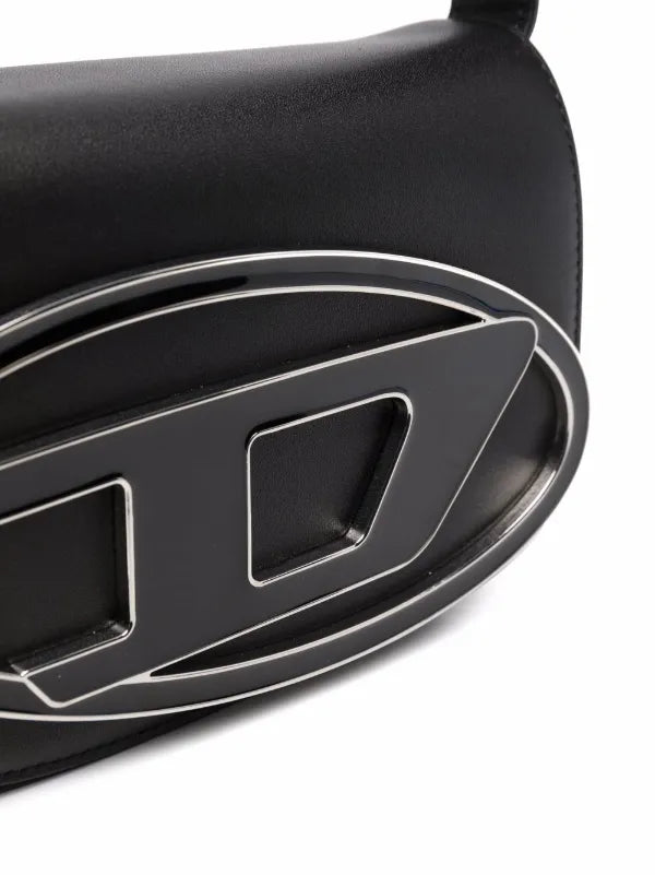 Diesel 1DR leather shoulder bag “Black”