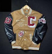 Blue Dept Varsity Jacket