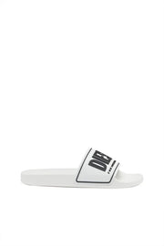 DIESEL SA-MAYEMI-POOL SLIDES WITH 3D LOGO "WHITE"