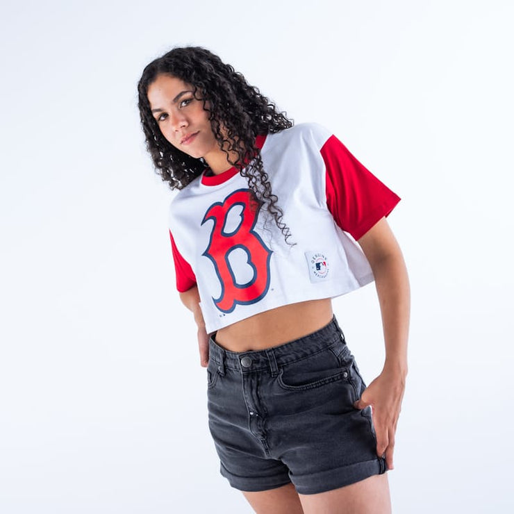 MLB Ladies Red Sox Crop Top