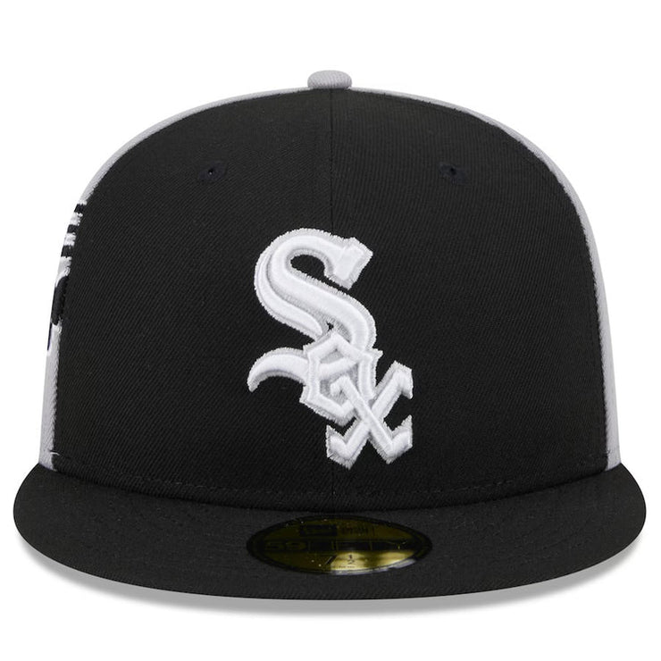 CHICAGO WHITE SOX NEW ERA GAMEDAY SIDESWIPE 59FIFTY FITTED HAT - BLACK/GRAY