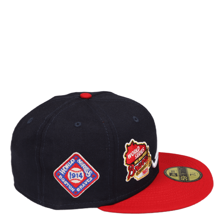 Atlanta Braves 3Times World Series Champions New Era 59FIFTY
