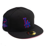 New Era Los Angeles Dodgers Cyberpunks 60th Anniversary Patch Hat Club Exclusive 59Fifty Fitted Hat