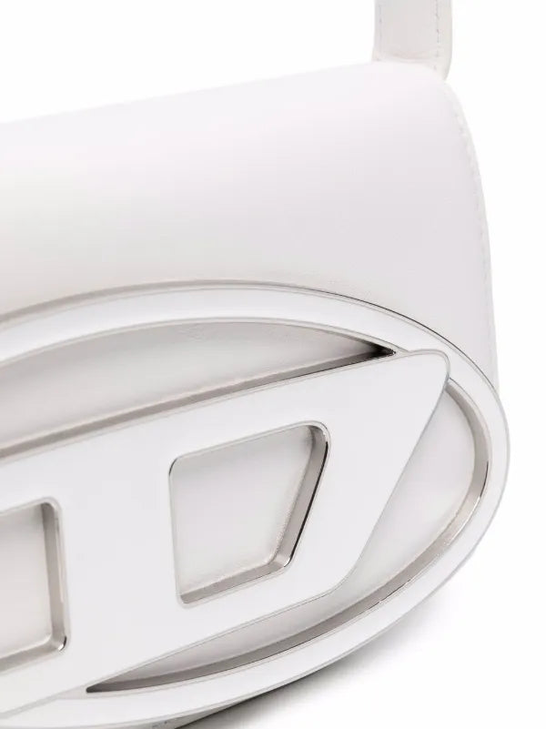 Diesel 1DR leather shoulder bag “White”