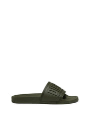 DIESEL SA-MAYEMI-POOL SLIDES WITH 3D LOGO "ALL BLACK"