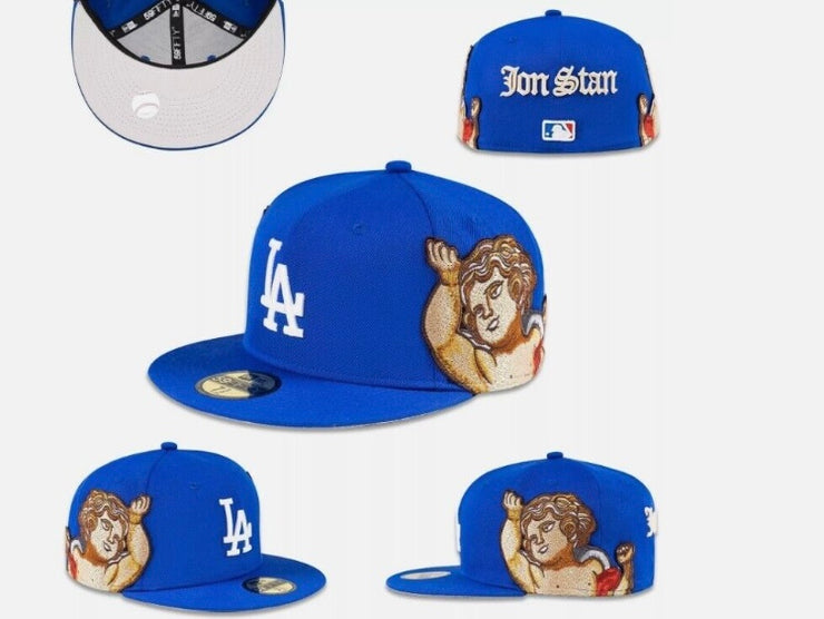 MLB New Era Blue LA Dodgers x Jon Stan Fitted Cap