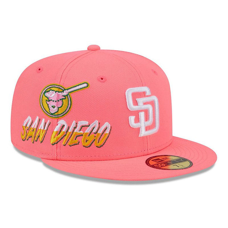 New Era Pink San Diego Padres City Connect Icon 59FIFTY Fitted Cap