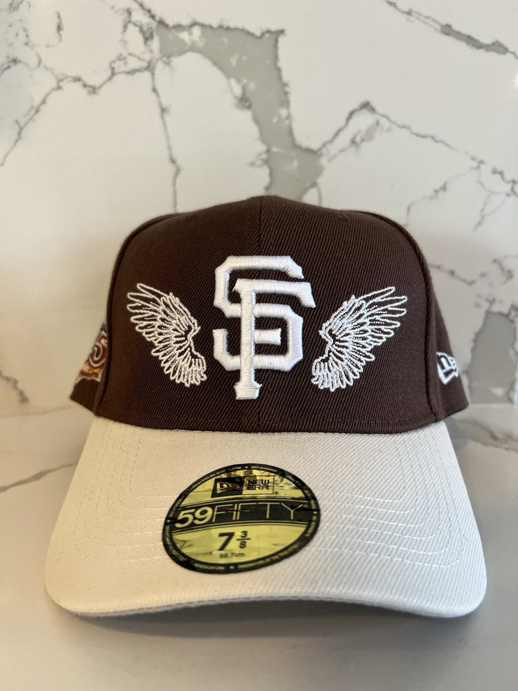 San Fransisco Giants 25th Anniversary Winged Logo New Era Fitted Hat