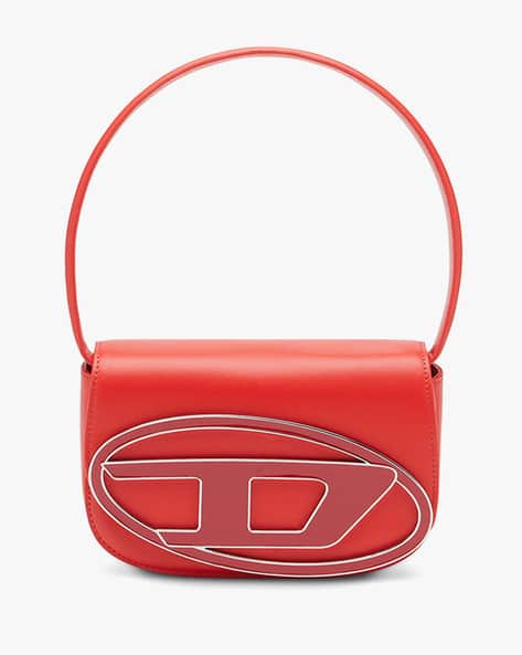 Diesel 1DR leather shoulder bag “Red”