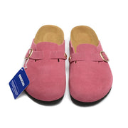 Women's Birkenstock Boston Big Buckle Nubuck
