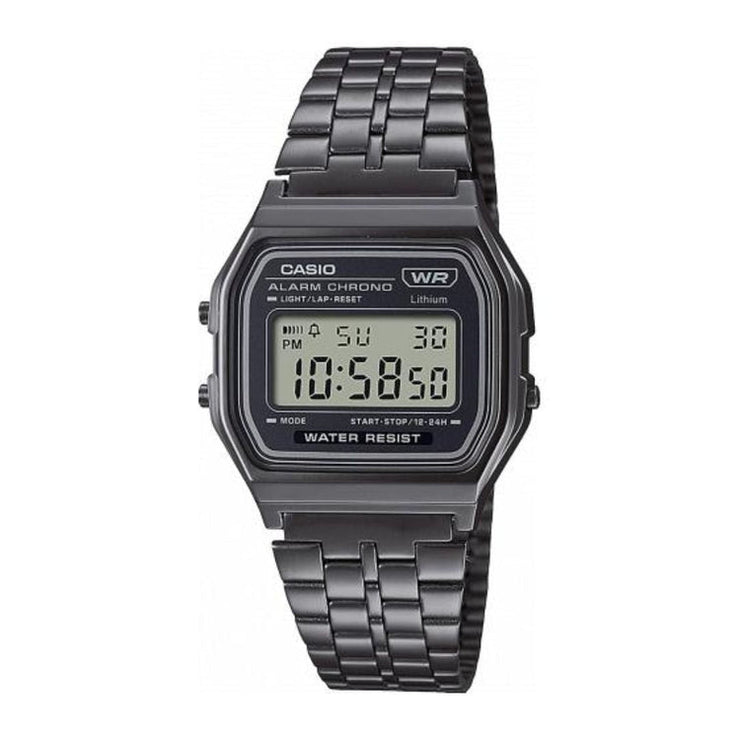 Metallic Black Casio Watch