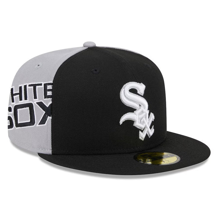 CHICAGO WHITE SOX NEW ERA GAMEDAY SIDESWIPE 59FIFTY FITTED HAT - BLACK/GRAY