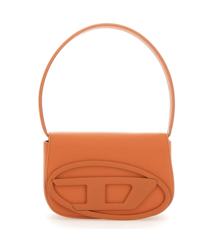 Diesel 1DR leather shoulder bag “Orange”