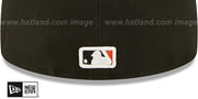 Baltimore Orioles TRIPLE THREAT IDENTITY Black Fitted Hat by New Era