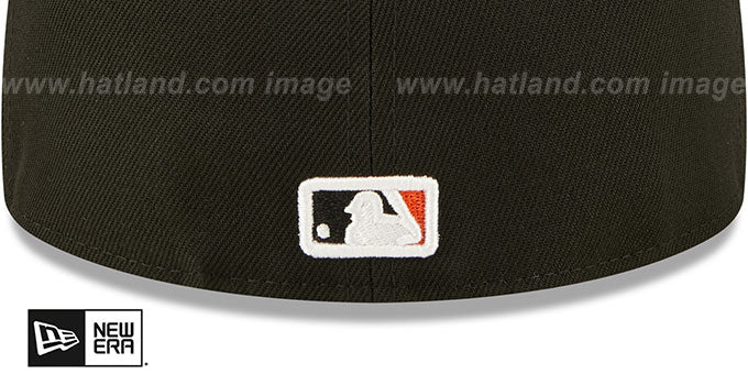 Baltimore Orioles TRIPLE THREAT IDENTITY Black Fitted Hat by New Era