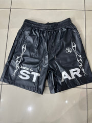 HELLSTAR Leather Shorts “Black”