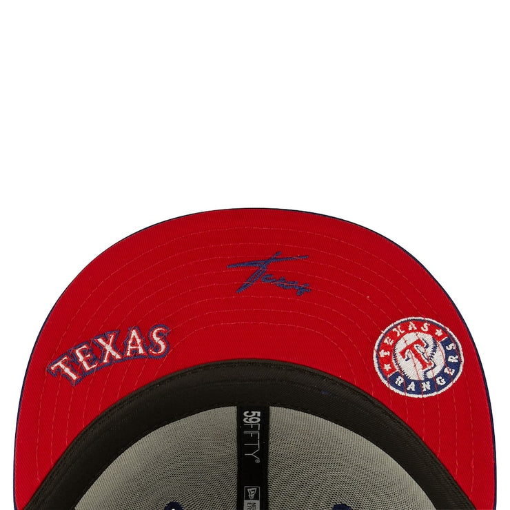 Texas Rangers New Era Identity 59FIFTY Fitted Hat - Royal