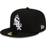 59Fifty Team Fire White Sox New Era Fitted Cap