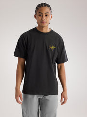 KRAGG COTTON LOGO SHIRT SS MEN'S - 24K BLACK