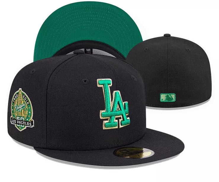 Los Angeles Dodgers LA Fitted Sun Cap Sunhat Unisex New Series Baseball Hat