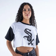 MLB Ladies White Sox Crop Top