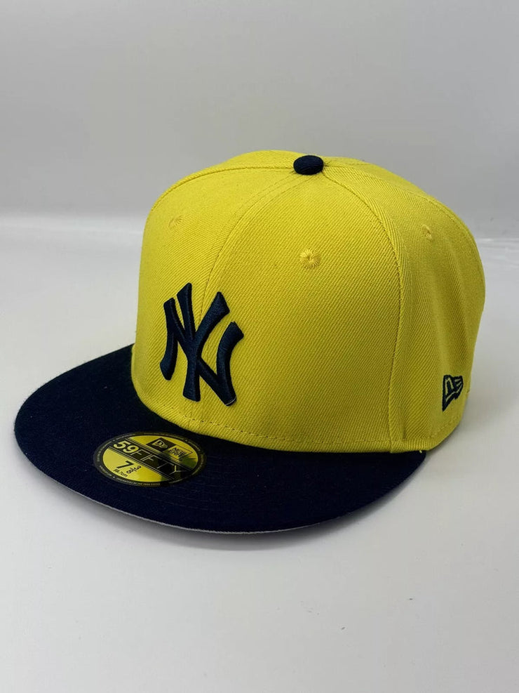 YANKEES MLB NEW ERA FITTED 59FIFTY HAT -YELLOW