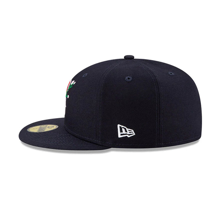BOSTON RED SOX 59FIFTY MLB AC PERF NAVY BLOOM CAP