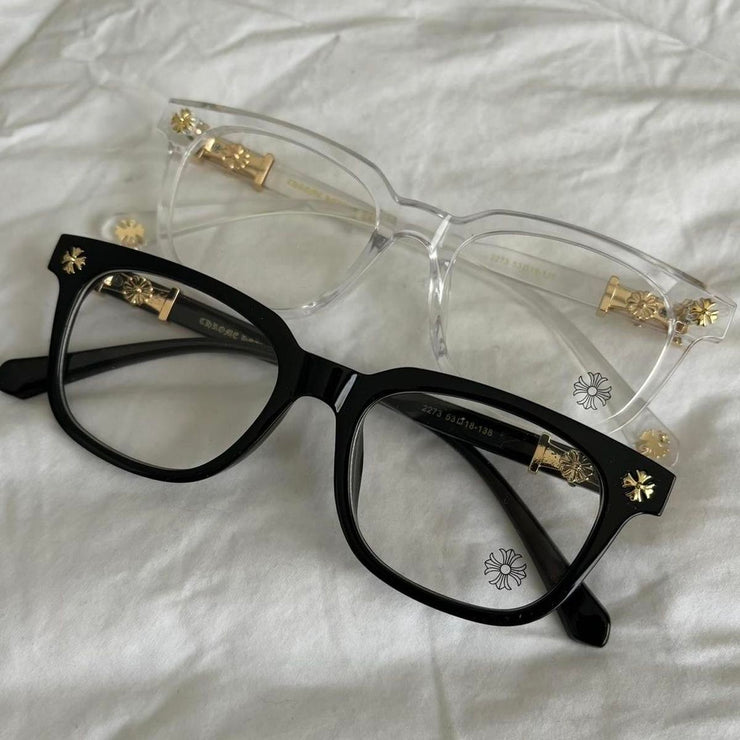 Chrome Hearts Cox Ucker Transparent + Black Eye Frames