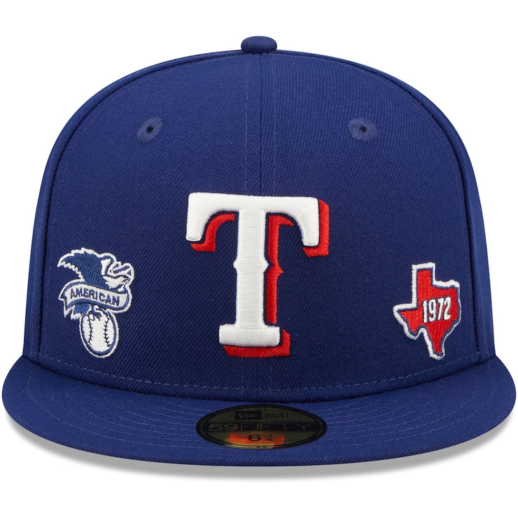 Texas Rangers New Era Identity 59FIFTY Fitted Hat - Royal