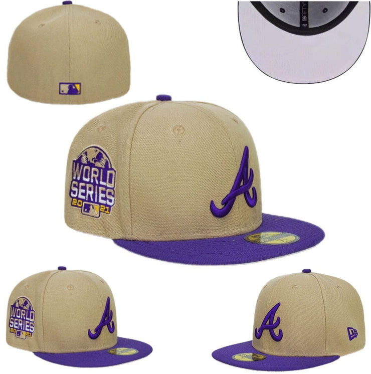 Atlanta Braves Fitted Hat 2025 New Series MLB Baseball Mens Baseball Cap