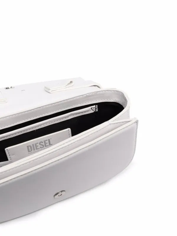 Diesel 1DR leather shoulder bag “White”