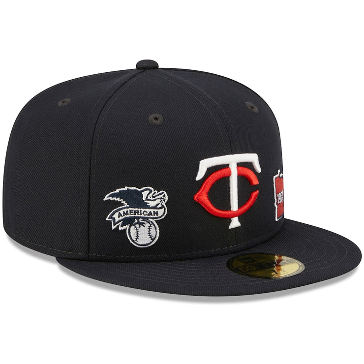 Minnesota Twins New Era Navy Identity 59FIFTY Fitted Hat