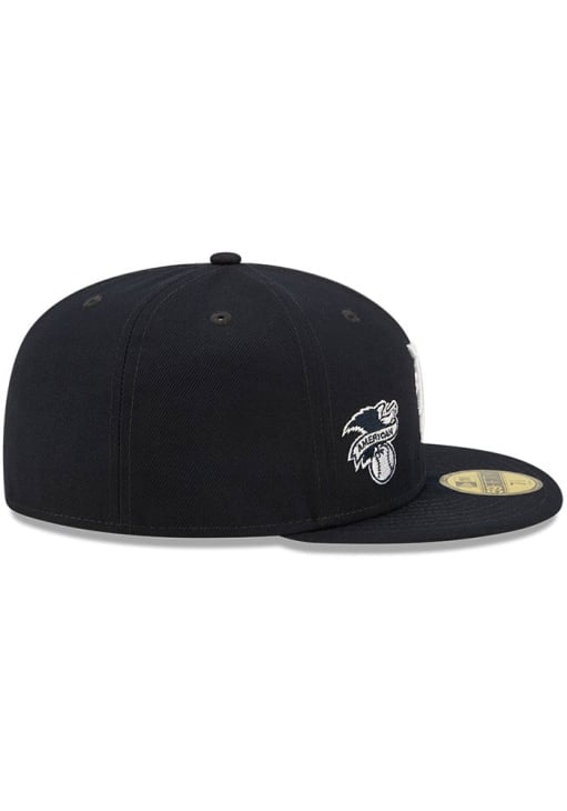 NEW ERA DETROIT TIGERS MENS NAVY BLUE IDENTITY 59FIFTY FITTED HAT