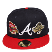 Atlanta Braves 3Times World Series Champions New Era 59FIFTY