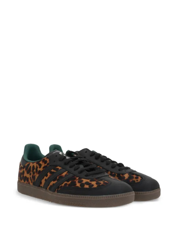 Adidas Samba OG leopard-print